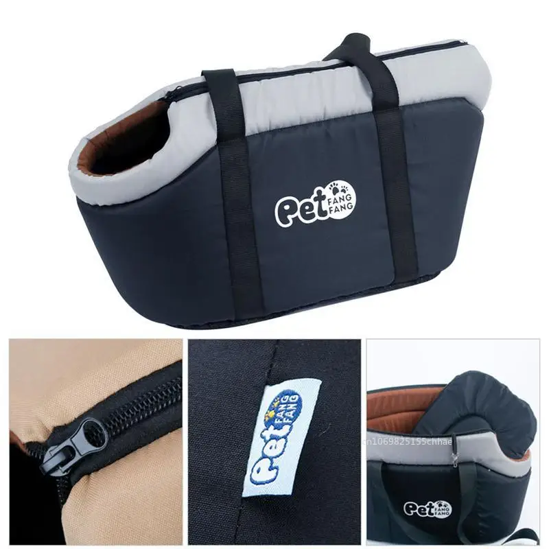 Cómoda portabebés para perros, bolso de hombro portátil para mascotas, plegable, fácil de llevar, bolsa de viaje para mascotas, accesorio para exteriores