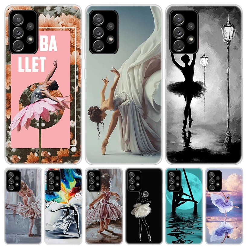 Ballerina Ballet Dancing For Samsung Galaxy A15 A14 A13 A12 A55 A54 A53 A52 Phone Case A32 A35 A34 A33 A25 A24 A23 A22 A04S A03S