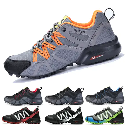 Men's Cycling Shoes Non-slip  Mountain Bike Shoes Casual Road Cycling Shoes Comfortable Hiking Shoes Outdoor Sports Shoes