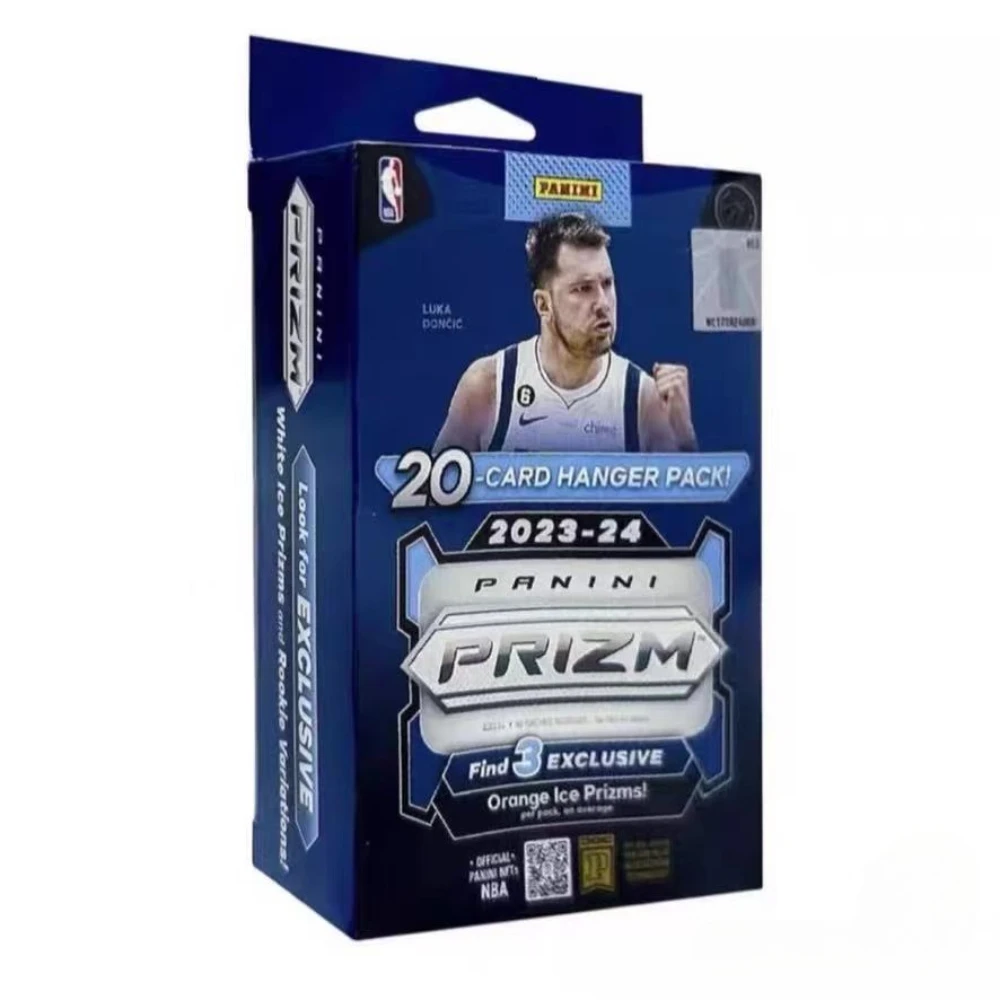 Panini 2023-24 Prizm Court Sport Trading Card Hanger Box Factory Sealed Exclusive Orange Ice Parallel Hobby Fan Collectible Gift