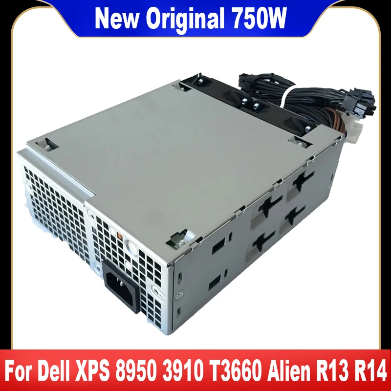 

New Original For Dell XPS 8950 3910 T3660 Alien R13 R14 10Pin 750W Power Supply M92DC 0M92DC MP23Y 0MP23Y FT44X 0FT44X 0M2G8X