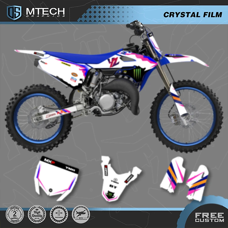 

DSMTECH пользовательские графические наклейки команды наборы наклеек для YAMAHA YZ85 2022 2023 2024 2025 85 003