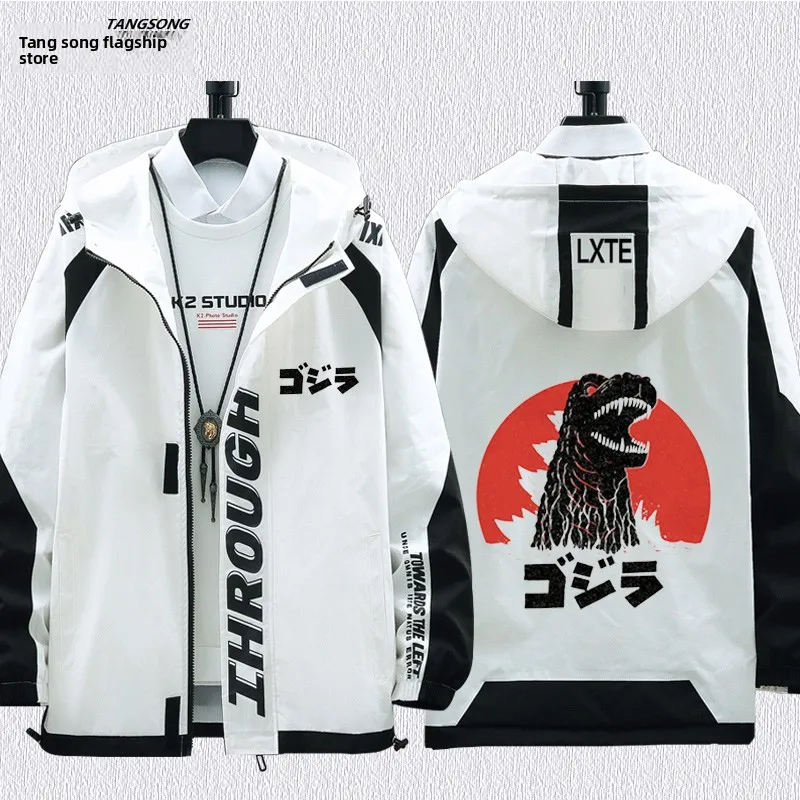 

Куртка PrinceBlog fiti с капюшоном и принтом, свободного кроя, повседневная верхняя одежда из полиэфирного волокна, осенняя модная куртка 202