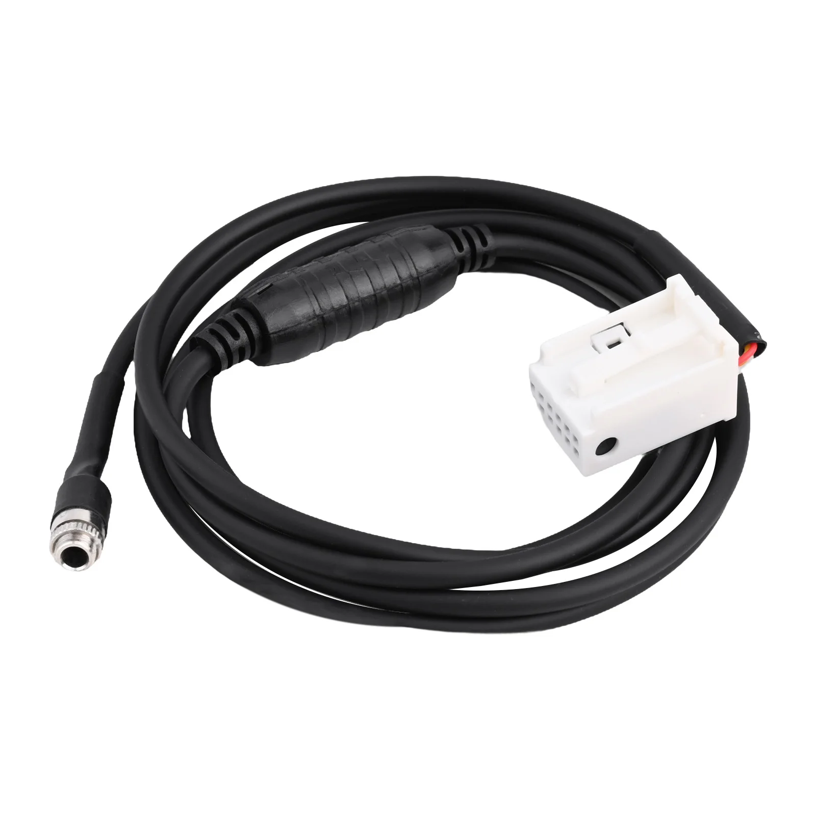 Car Radio Audio Input Black AUX Audio Cable Easy To Install High-quality Materials And Play Car Radio Audio Input