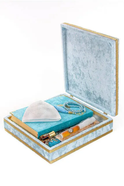 IQRAH Koran-Special Velvet Covered Ark-Religious Gift Set