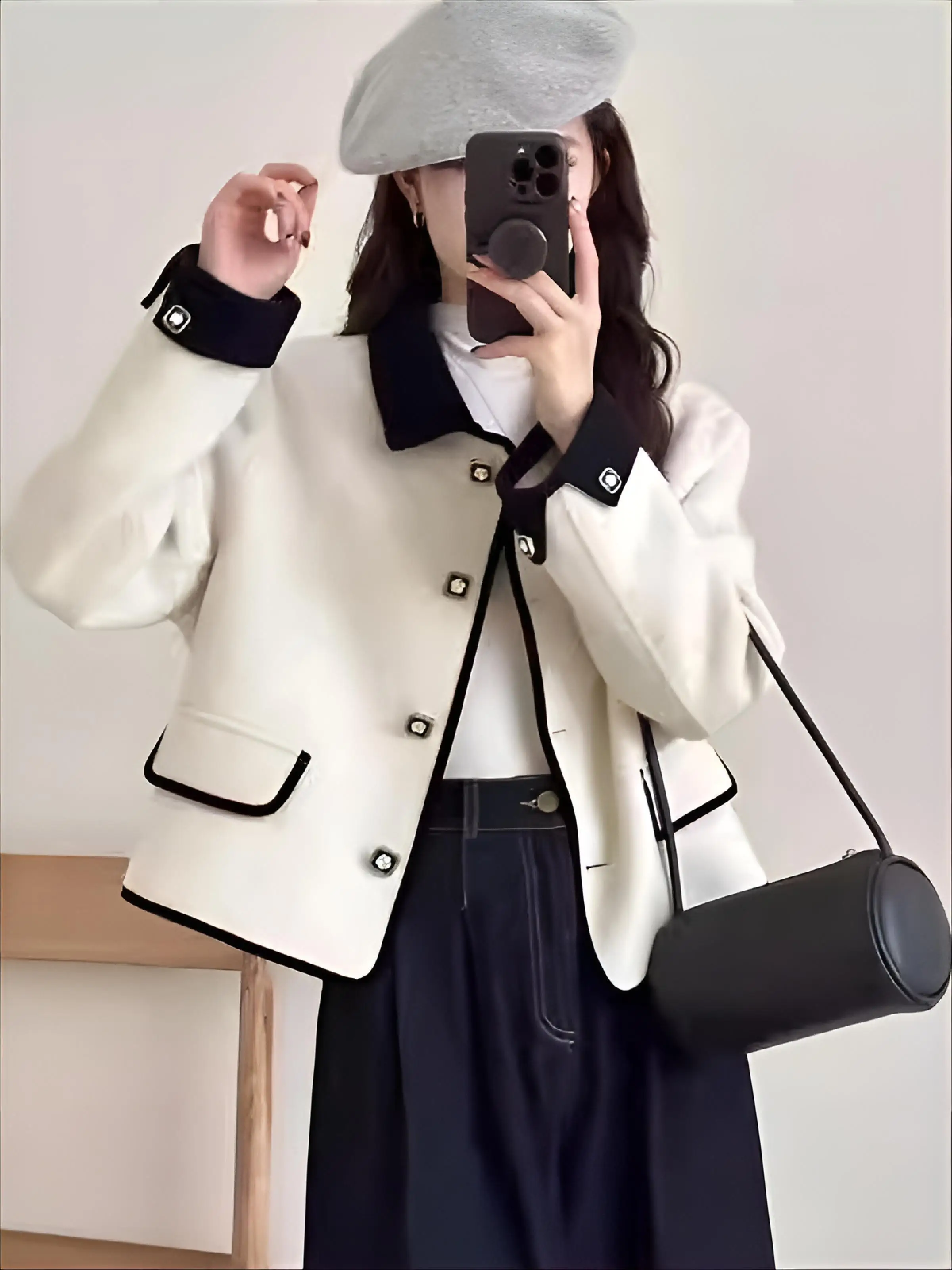 

Tweed Jacket Teen Top Womens Winter Anti-Freezing Fleeced Warm Puffer Pockets Quilted Lightweight Hooded Unisex Fashion Outdoor