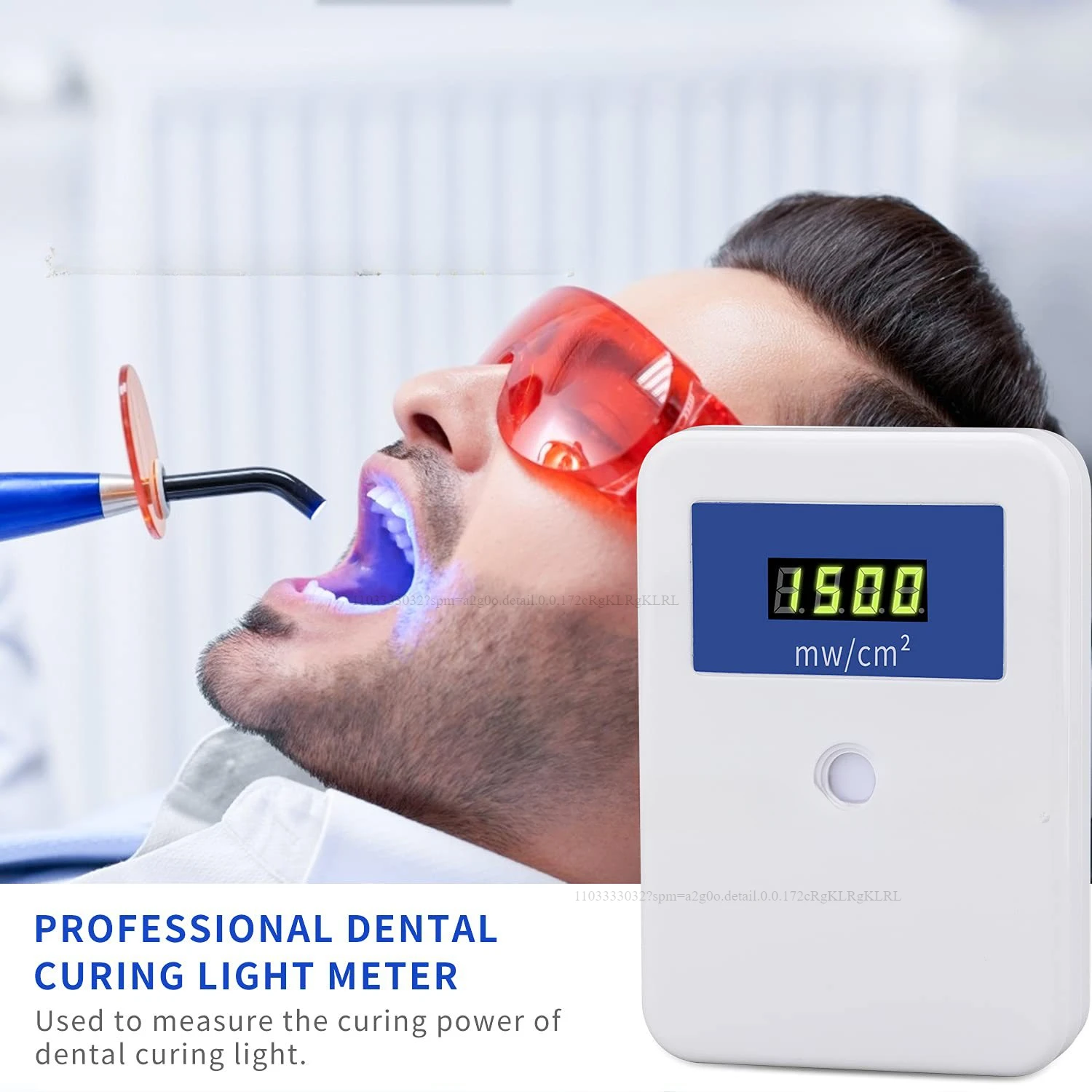 Probador de fotómetro de curado LED Dental, radiómetro, pantalla Digital, probador de curado, pantalla Digital inalámbrica, instrumentos dentales