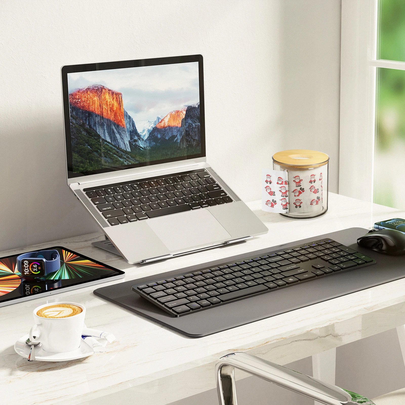 

Household Round Tissue Box Holder Plastic Wood Lid Compact Paper Towel Dispenser for Home Office Bedroom Living Room