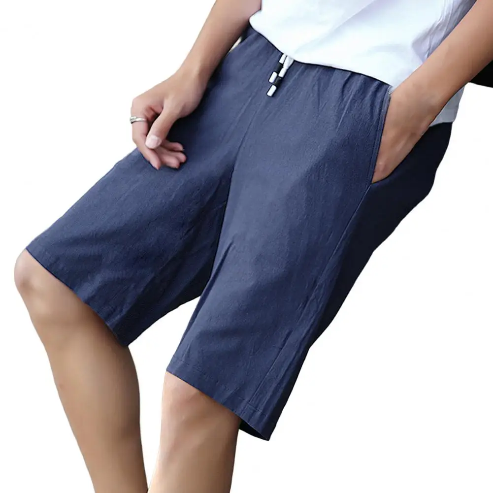 Brand 2023 New Summer Casual White Shorts men\'s summer Basic Short men\'s Korean slim cotton versatile fashion mens beach pants