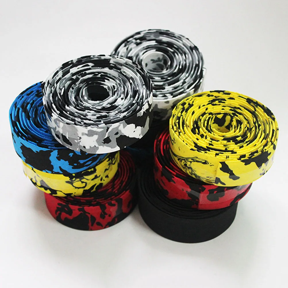

1 Pair Eva Bicycle Handlebar Tape Comfortable Lightweight Shockproof Grips For Cycling Enthusiasts White Black