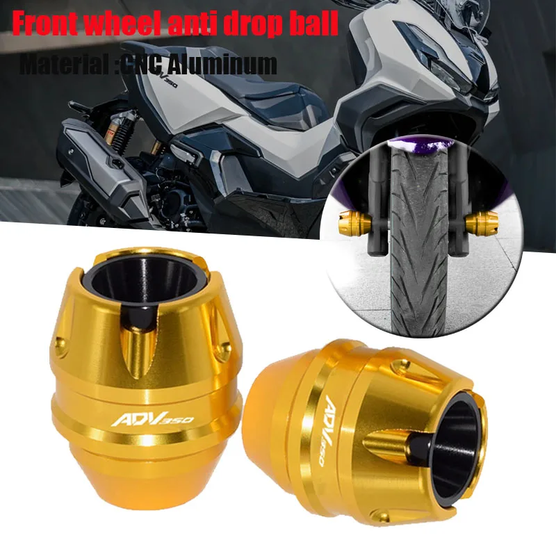 شعار ADV350 دراجة نارية الجبهة شوكة الخمار السقوط حامي الإطار العادم المنزلق الحرس صالح ل adv350 ADV 350 2021 2022 2023