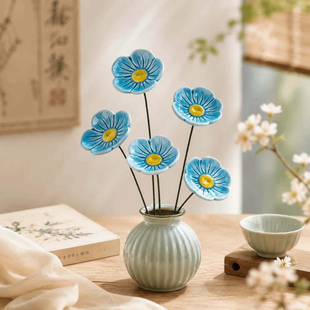 3pcs Colorful Bee Butterfly Water Dispenser Ceramic DIY Bee Watering Station Garden Decoration Gifts Insect Drinking Cup Office
