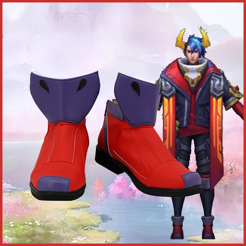 LOL Aphelios Cosplay Sapatos para Homens e Mulheres, PU Boots, Halloween, Prop, Game, Adulto