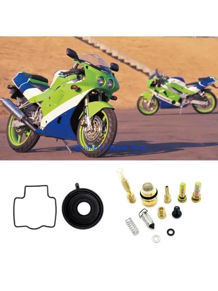 A70F Upgraded Carburetor Carb Repair Diaphragm Vacuum Replacement Easy Installation fitting for Zxr250 Zxr400 Zzr400