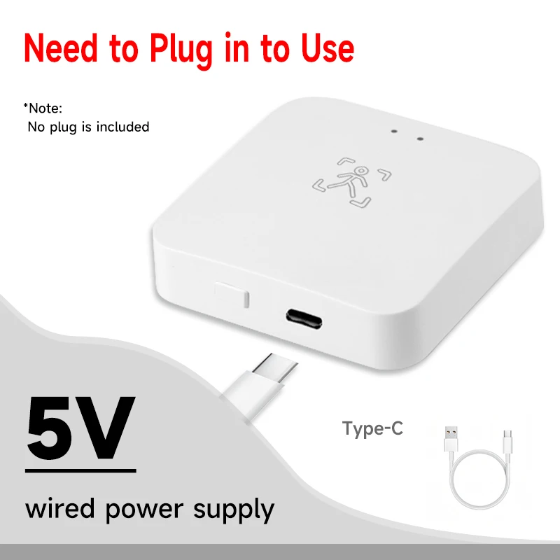 Tuya Wifi Zigbee Rilevatore di presenza umana Sensore PIR intelligente per il corpo umano Rilevatore radar 24G Sensori di movimento Supporto Assistente domestico