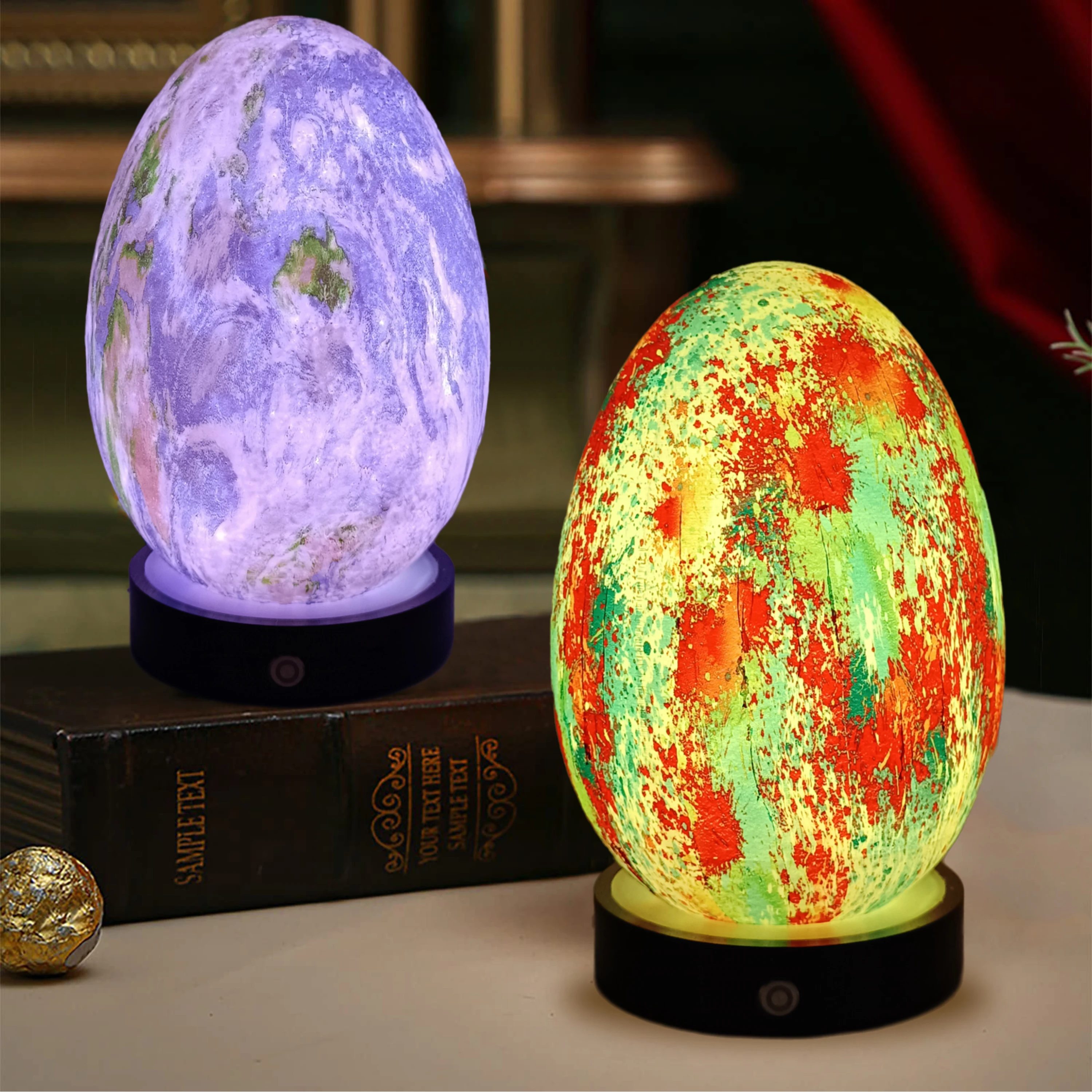 Egg-shaped Night Light Soft Light is Not Blinding Night Light Warm Home Decorations Night Light