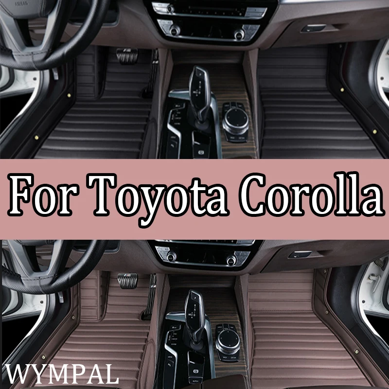 

Luxury Car Floor Mats For Toyota Corolla Cross 2022 2023 Custom Auto Foot Pads Automobile Carpet Cover Interior Accessories