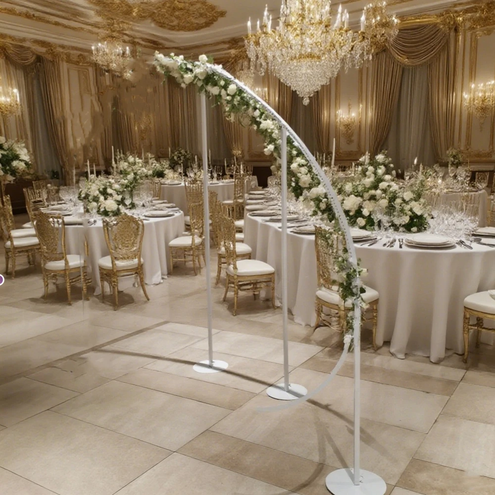 1pcs Wedding Events Stage Decoration Backdrop Frame Metal Arch Stand Wedding floral Wall Backdrop