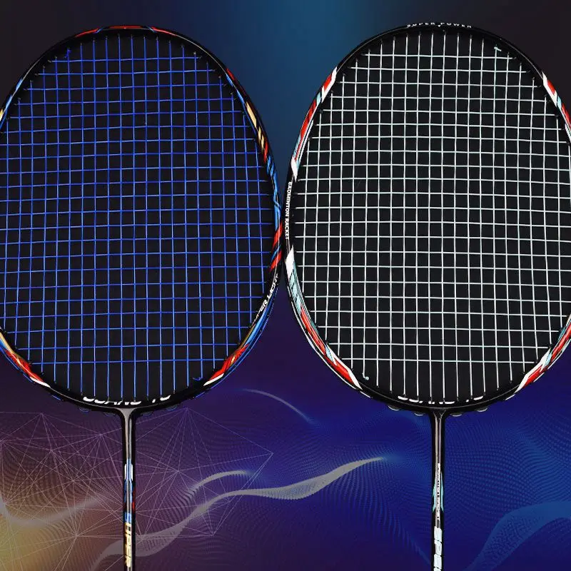 

Guangyu Ganjiang II Offensive and Defensive Badminton Racquet 4U All Carbon Backcourt Slam Badminton Racquet