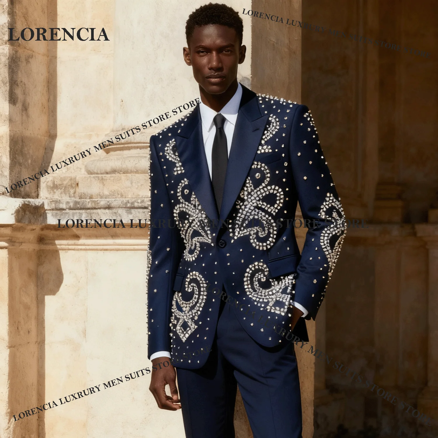 

Модные красивые мужские костюмы с ромбовидным дизайном, модные свадебные смокинги, тонкие Ropa hombre, комплекты из 3 предметов, индивидуальные мужские пиджаки для жениха