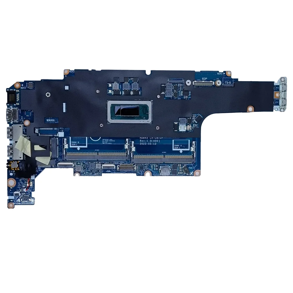 LA-L871P For Dell Latitude 5431 Laptop Motherboard Notebook Mainboard With I5-1240P I5-1250P I7-1270P CPU UMA Tested 100% Work