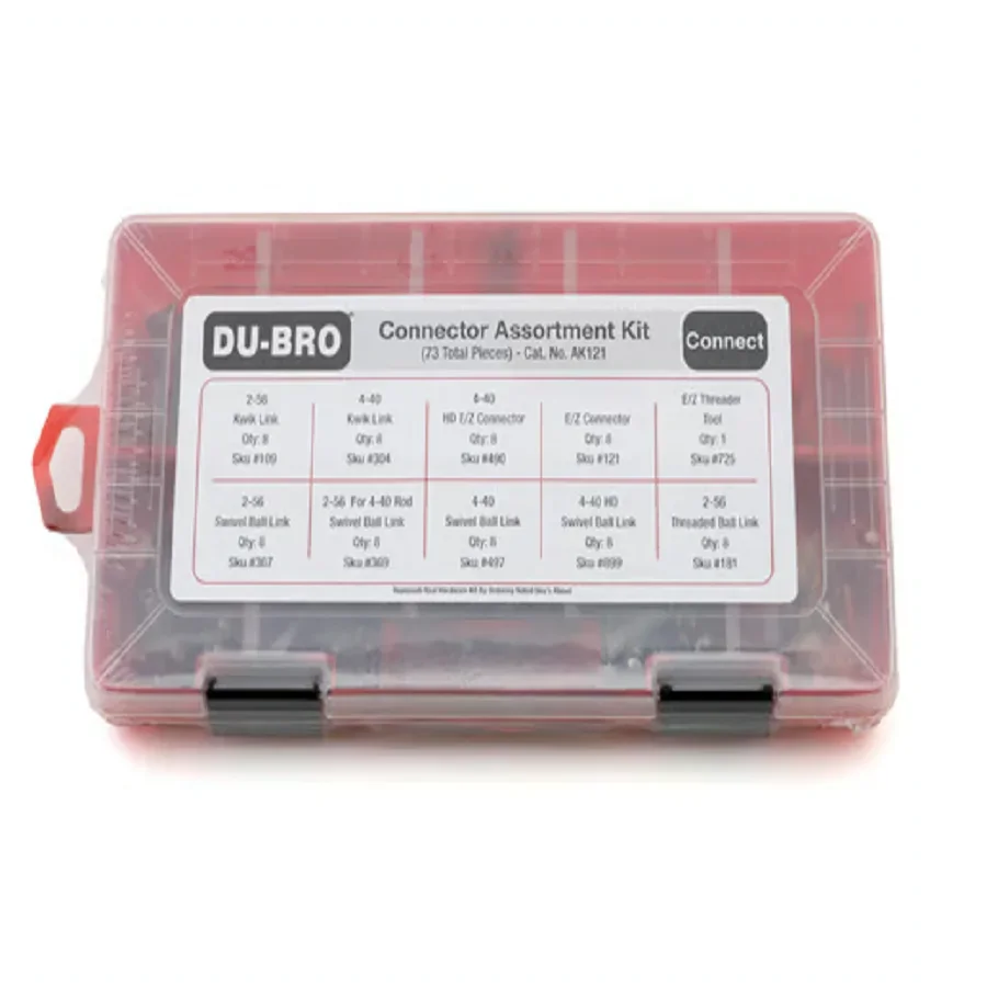 DuBro Connector Assortment Kit (73) w/Storage Case