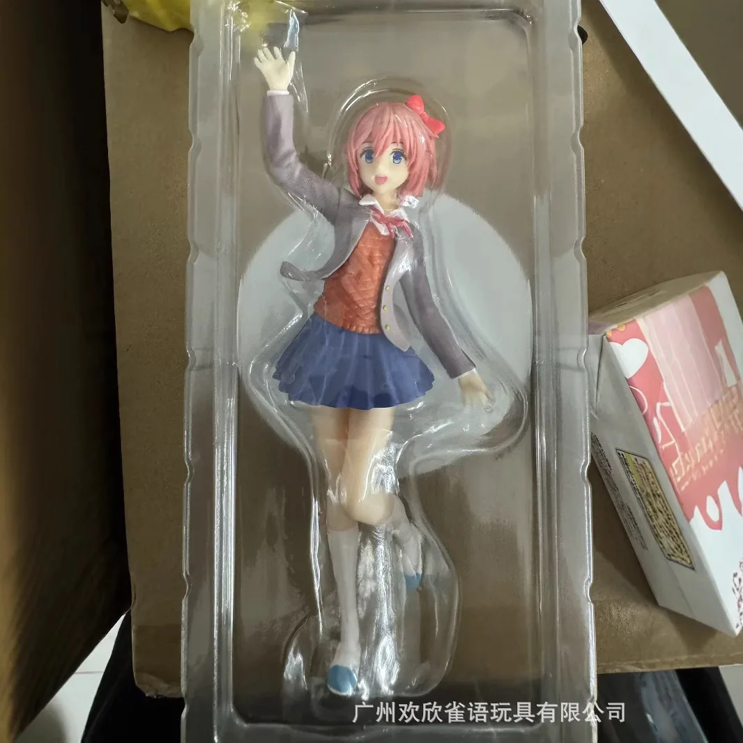 2 вида фигурок аниме-персонажей Heartbeat Literature Club Sayori, 18 см, стоячие, красивая девушка, модель, подарок на день рождения