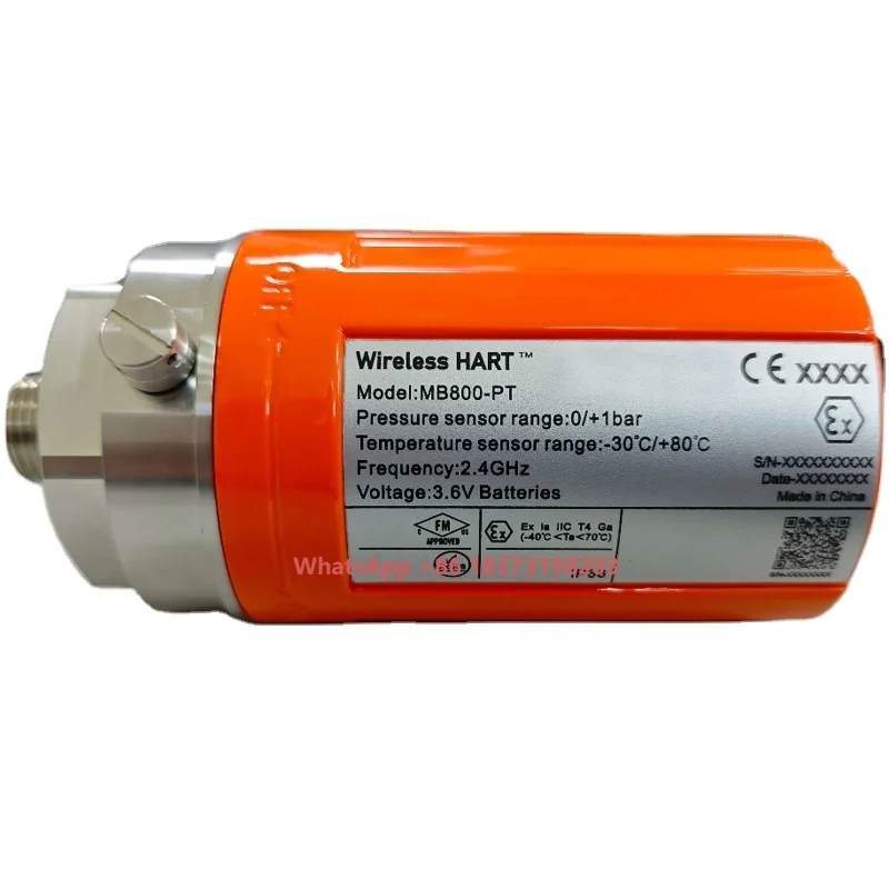 

SKA- MB800 ATEX Zone 0 Wireless HART Temperature and Pressure Transmitter