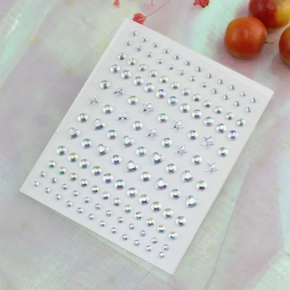 

Кристалл 3D украшения для ногтей подводка для глаз алмазные наклейки для лица наклейки со стразами цвета тела бриллианты наклейки для татуировки на лице