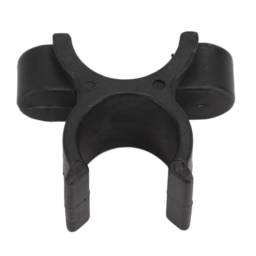 Black Wheelchair Crutch Holder ABS 25mm Inner Diameter Frame Available Walking Stick Bracket Mobility Aid Accessory