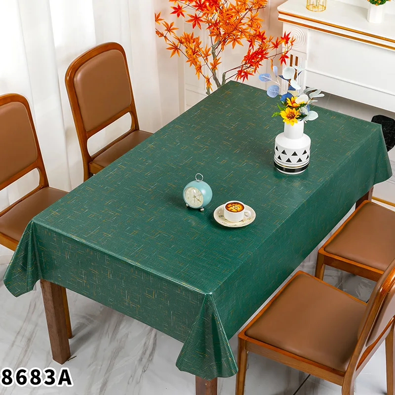 F107 Maple Leaf Pumpkin Flower Western Table Cloth Waterproof and Oil-proof Tea Table Table Cloth Banquet Picnic Decorative Tabl