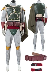 Boba Cosplay Fantasy Battle Armor Movie Space Battle Bounty Hunter Costume Disguise Adult Men Cosplay Roleplay Fantasia Outfits