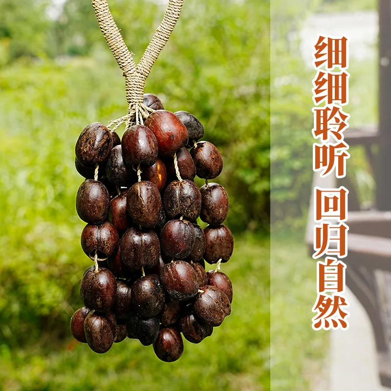 Nutshell rattle African plant fruit bracelet footbell string dance backing track national concert musical instrument hand crank