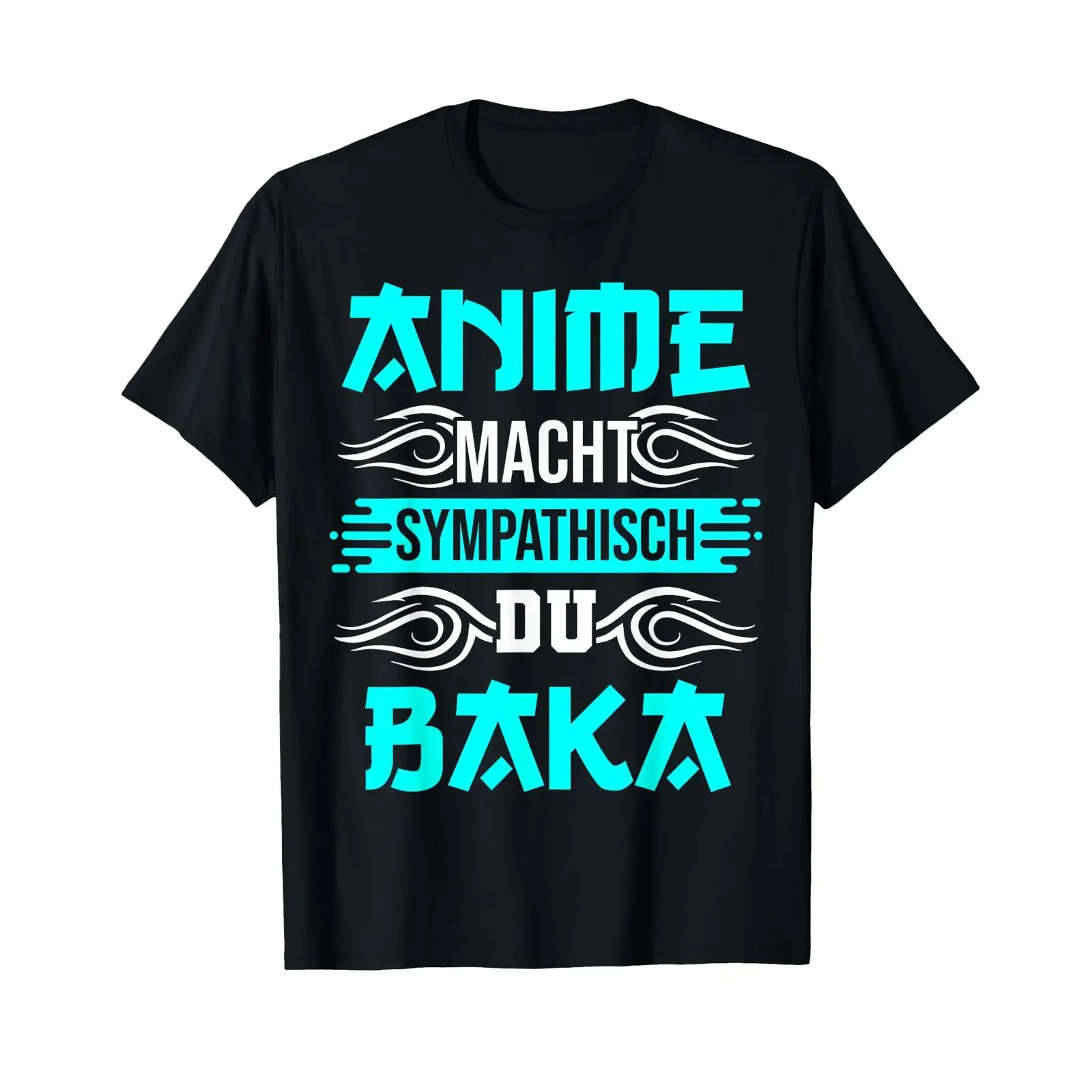 Anime makes you likeable idiot T shirt vintage Washed Stretched designer clothes Breathable Casual streetwear Slightly Unisex