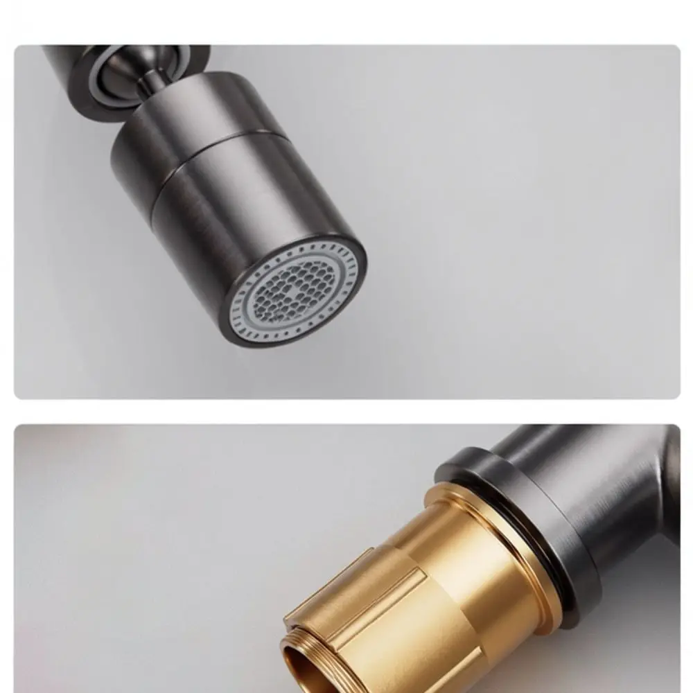 Kitchen Basin Faucet For For Jiurong Copper Hot Cold Mixer Tap Modern Swivel Spout Anti Splash Washer Cabinet Sink Hardware
