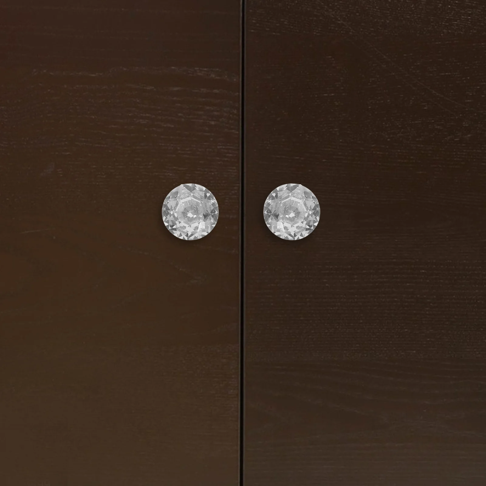 8 قطعة مقابض مضمد كريستال واضح مقابض باب الخزانة درج صغير مريح يسحب لأثاث خزانة المطبخ