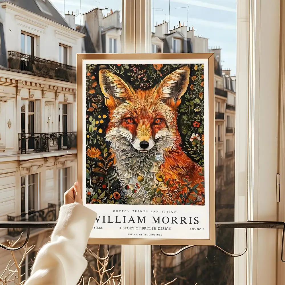 التصميم الكلاسيكي W_William M_Morris ملصق ديكور جدار الفن ملصقات جدارية طباعة الصور للمنزل غرفة المعيشة المدخل ديكور هدية