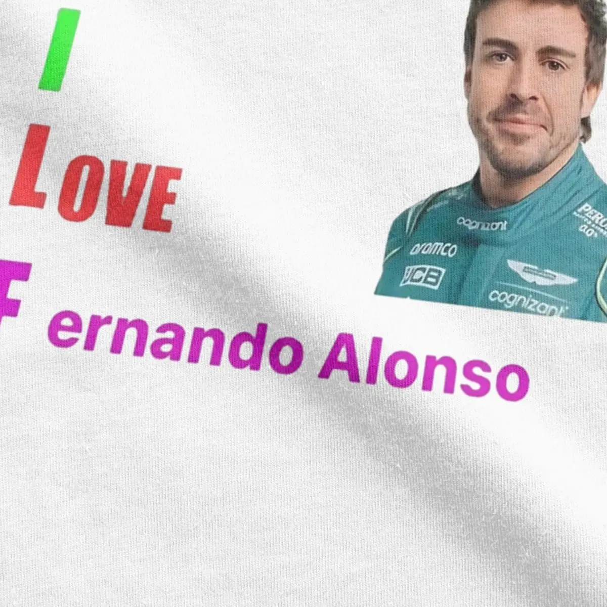 Man I Love Fernando Alonso Accessories Shirts Men Women Racing Unique 100% Cotton Unique Tees