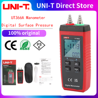 UNI-T UT366A Manometer Digital Surface Pressure Difference Measurement Wind Speed Air Pressure Differential Pressure Gauge Meter