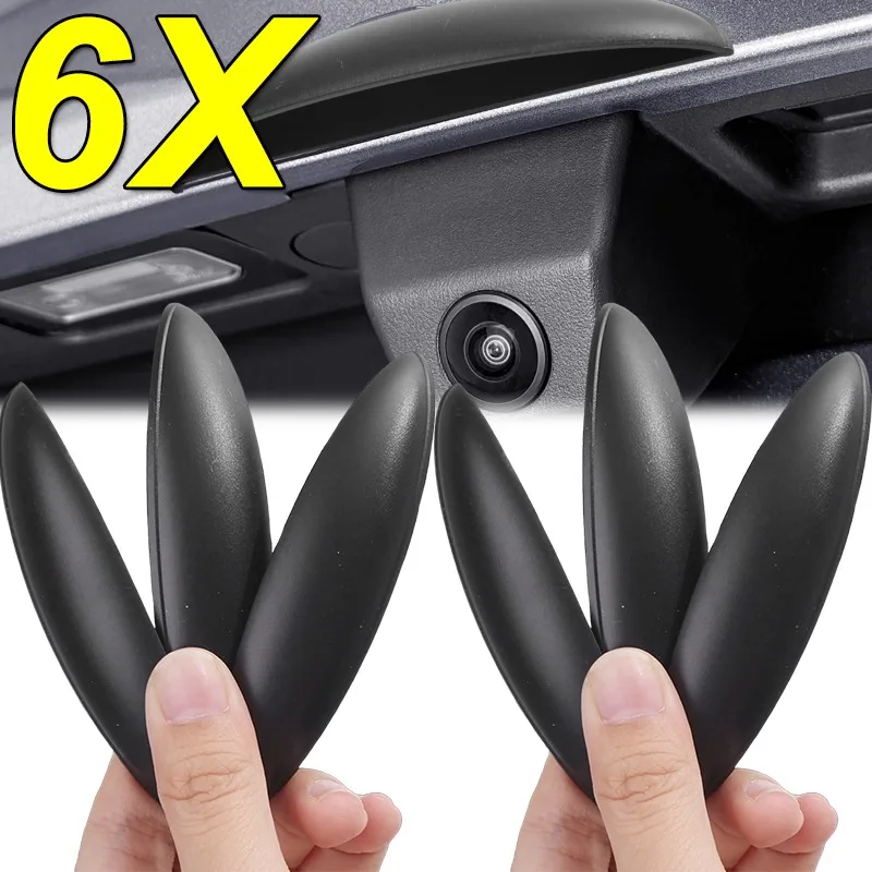 Car 360 Camera Waterproof Backup Camera Silicone Cover Rear View Camera Rain Guard Shield Against Rain and Splash 1/2/6PCS
