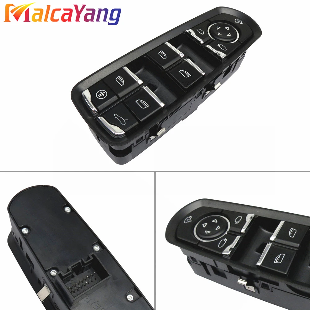 7PP959858M New Window Switch Button For Porsche Panamera Cayenne Macan 2011 2012 2013-2017  7PP959858A 7PP 959 858 A 7PP 959 855