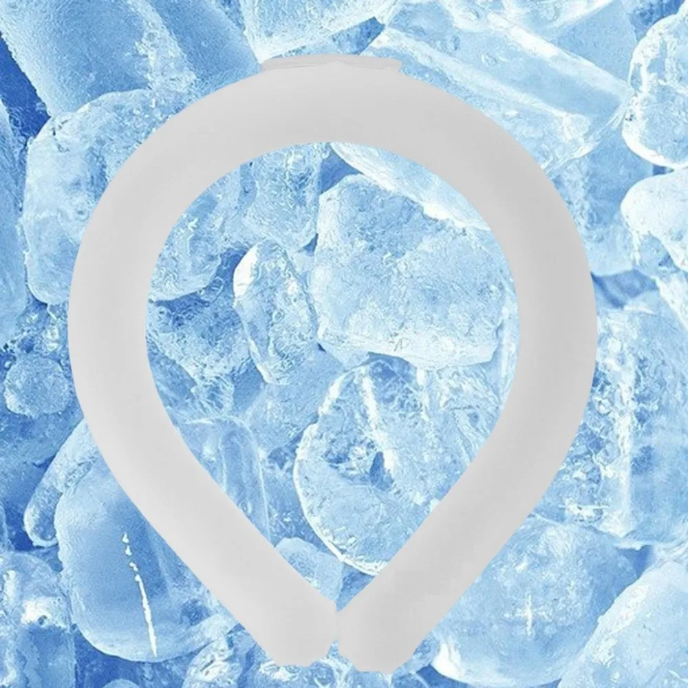 

Reusable Neck Massager Cooling Ring Summer Cooler Sunstroke Prevention Cooling Neck Wraps Lasting Portable Neck Cooling Ring