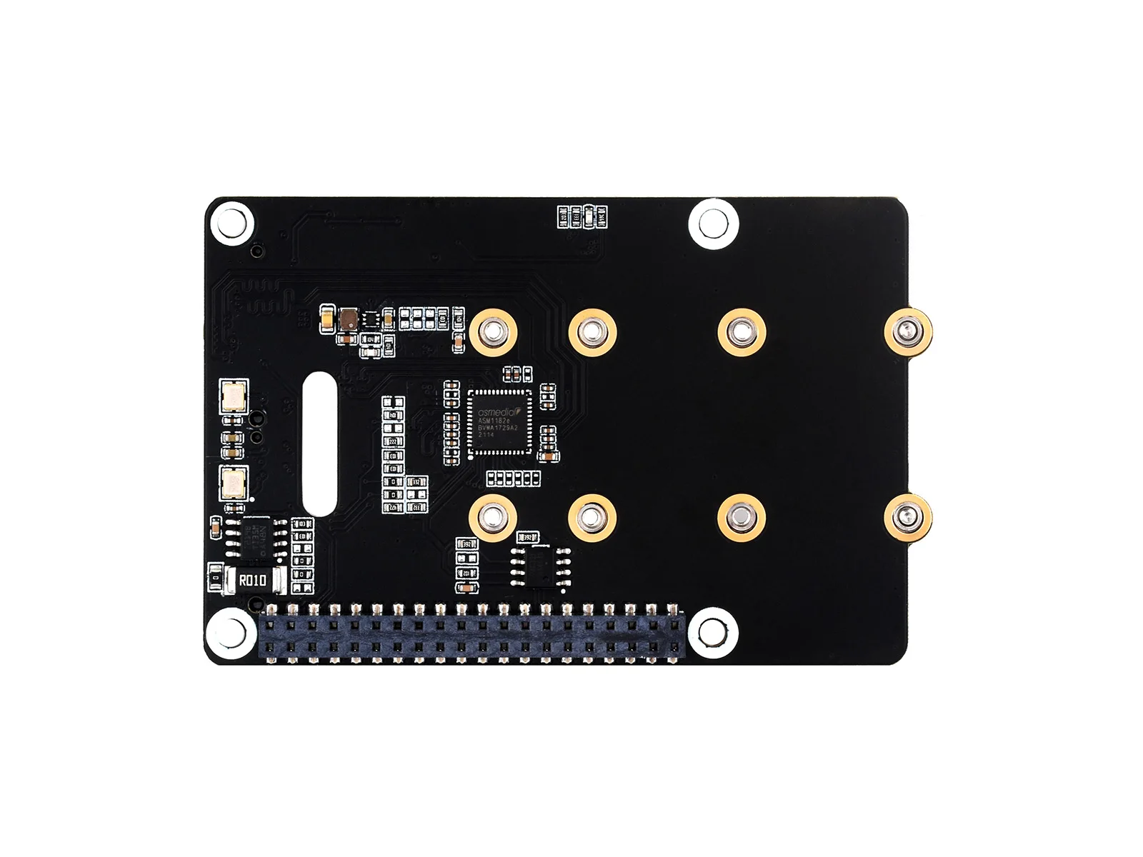 Adaptateur PCIe à 2-Ch M.2 Type B pour Raspberry Pi 5, Compatible avec le Protocole NVMe de Taille 2280 / 2260 / 2242/2230, SSD M.2, NVMe