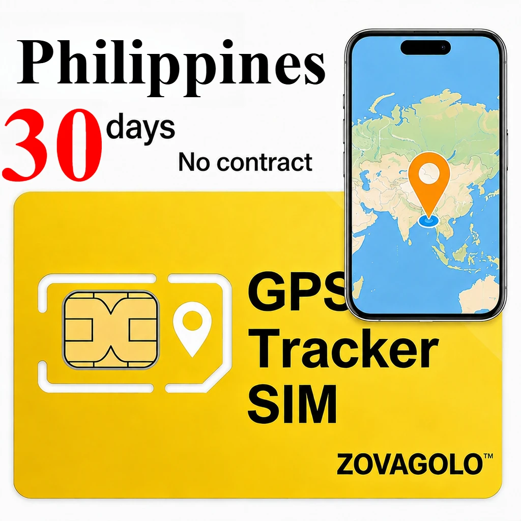 Philippines Special GPS Tracker SIM 30Days 30MB No Long‑term Commitment Real‑time Position For Kids Elder Stable Coverage