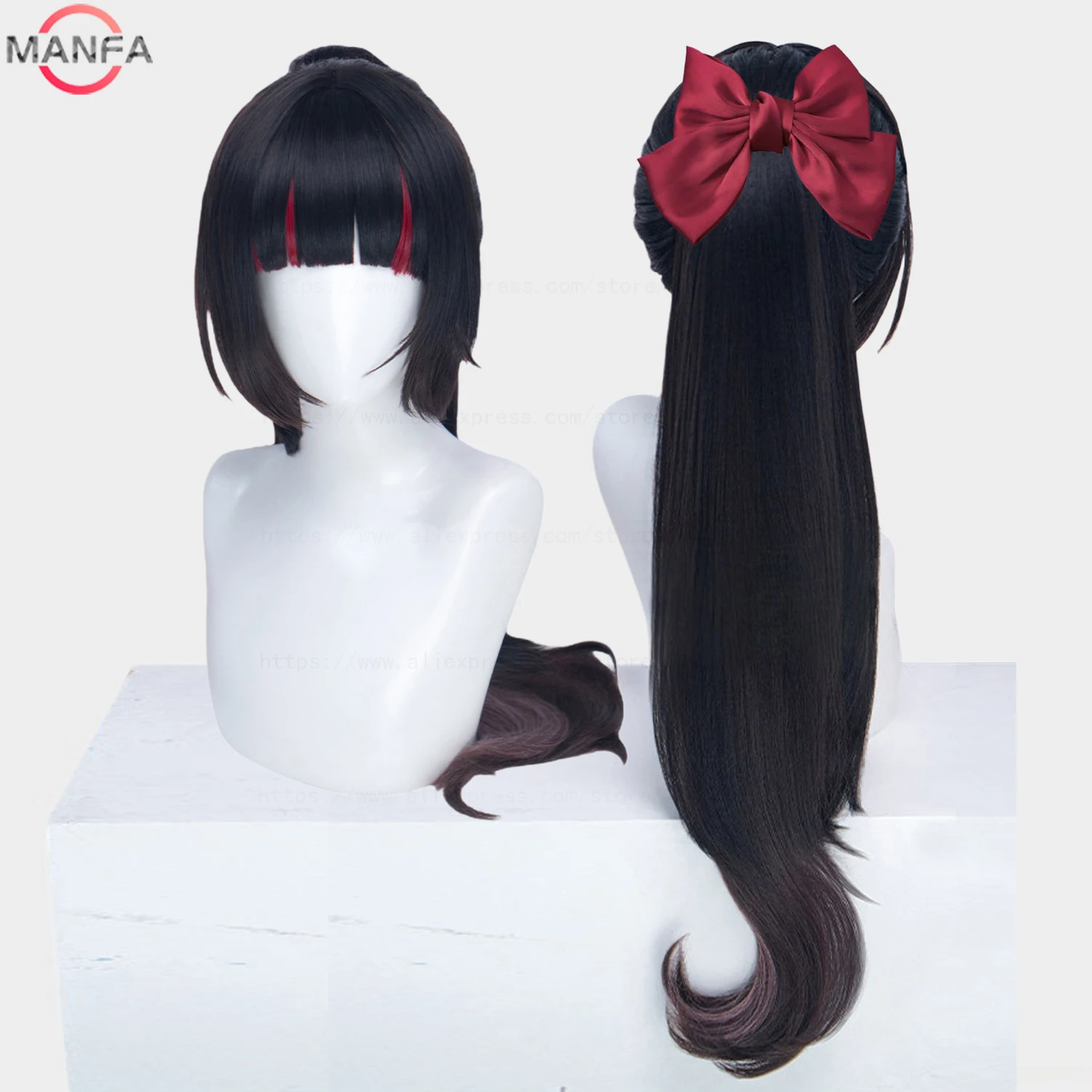 

Sakura Himetaka Cosplay Wig Heat Resistant Synthetic Hair Wigs + Wig Cap