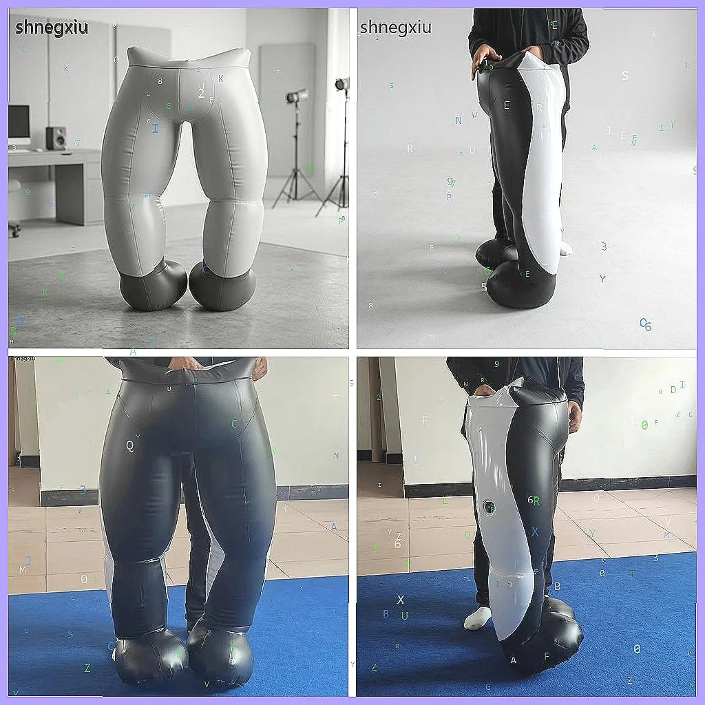Custom PVC Inflatable Pants, Novelty Party Clothing for Adults, Trendy & Fun