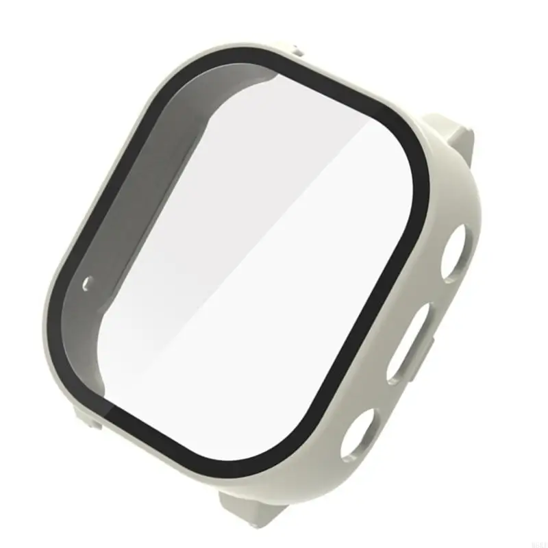 W8KE Integrated Screen Protector Guard Case Cover for JrTrack 3 Scratch Resist Shock Smartwatch PC Full Coverage Bumper Shell