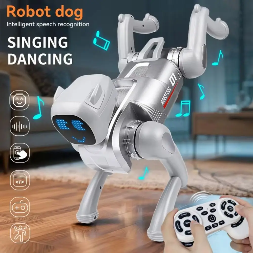 Voice Command Smart Robot Dog Programmable Remote Control Programmable Robot Toy Singing And Dancing AI Smart