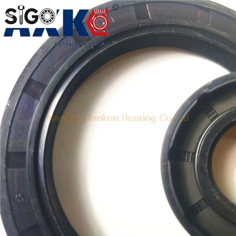 SIGO40*52*6/7/8/9/10 40x52x6/7/8/9/10 Black Nitrile Rubber NBR Double Lips Spring TC Ring Gasket Radial Shaft Skeleton Oil Seal