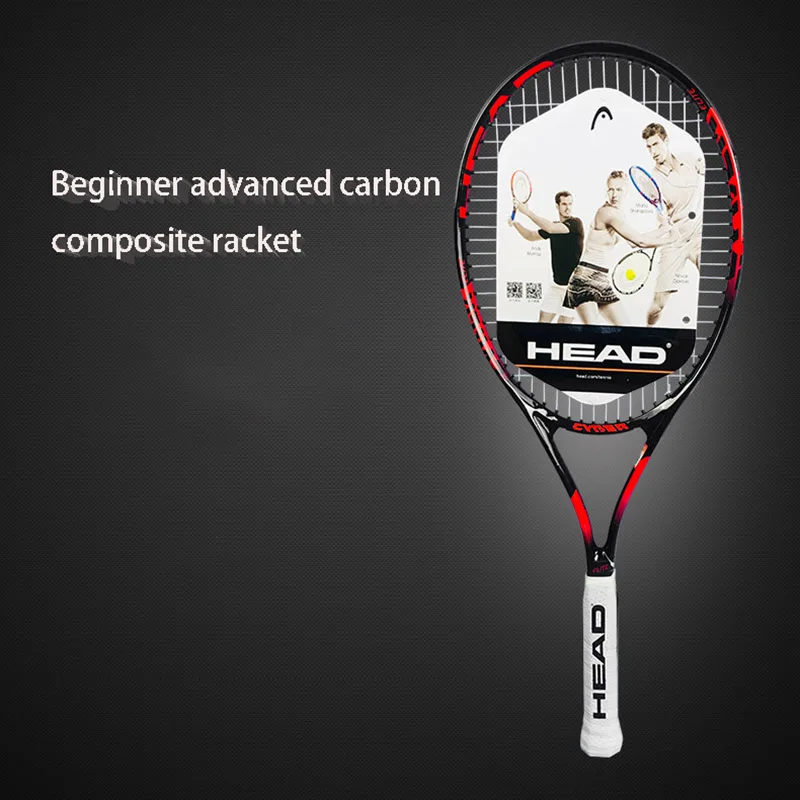 

HEAD Tennis Racket Beginner Carbon Composite Integrated Padel Raquete De Tennis Paqueta Grip String Bag Overgrip Damp